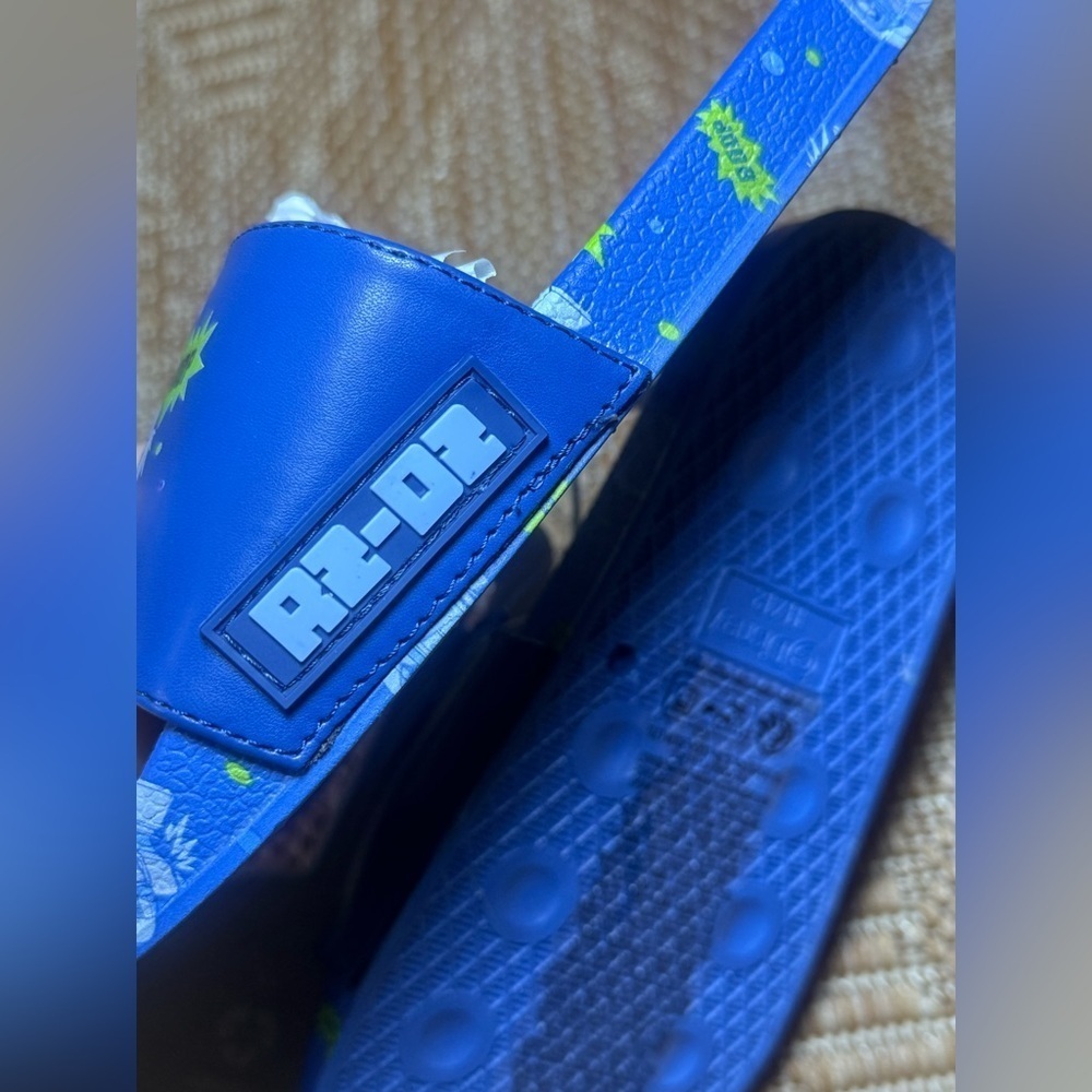 Disney Star Wars R2-D2 Slides/Sandals for Kids,Boys Size US 11-12,NWT - Picture 6 of 9